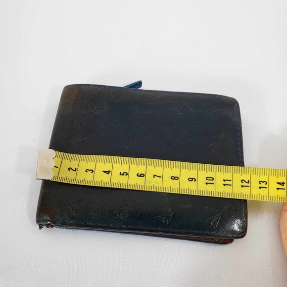 Vintage Fossil Leather Card Wallet - Picture 7 of 7